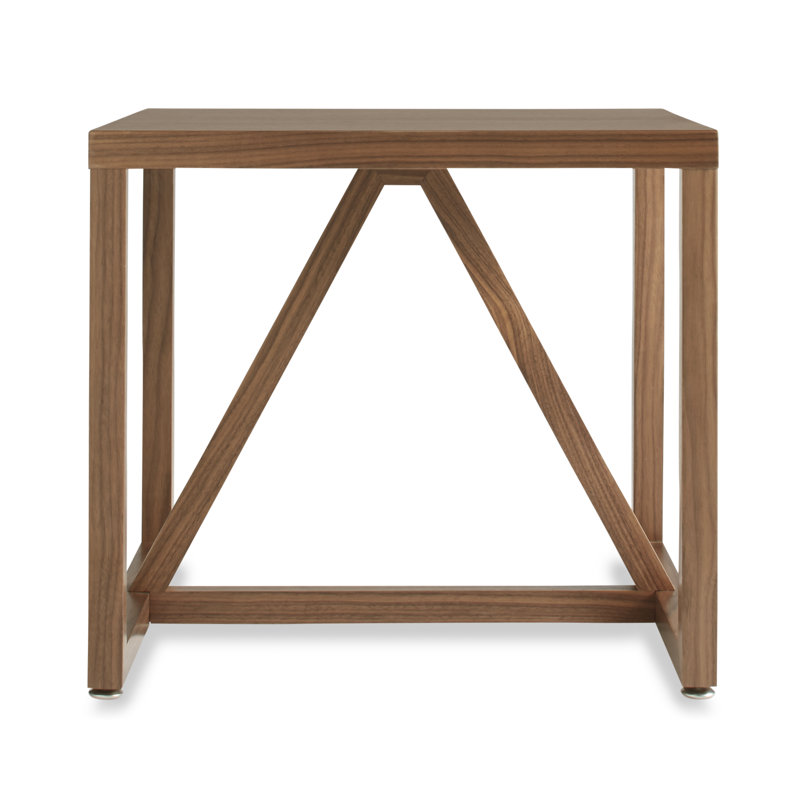 Strut End Table, Walnut