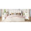 Lit de sol rembourré en tissu Teddy, cadre de lit pour enfant bas-1622034653-1622034654