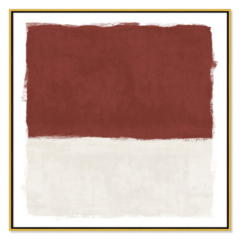 Intense Rust I - reproduction carrée de Vesrion par Natalie Carpentieri, H 37,5 po x l 37,5 po, Doré