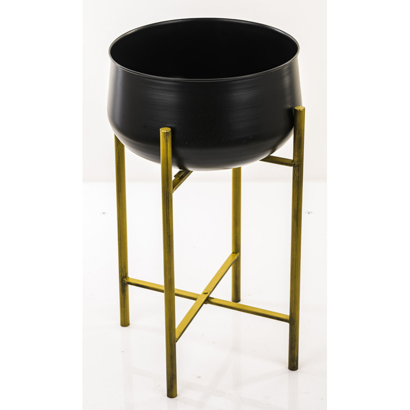 Altti Metal Pot Planter, 54cm H x 31cm W x 31cm D