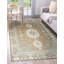 Tapis brun en laine noué à la main-95171258