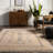 Ginger Cotton-Blend Beige Area Rug-1559493141