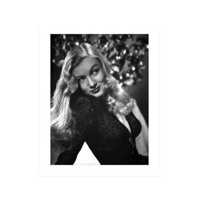 " Smiling Veronica Lake Looking Away "