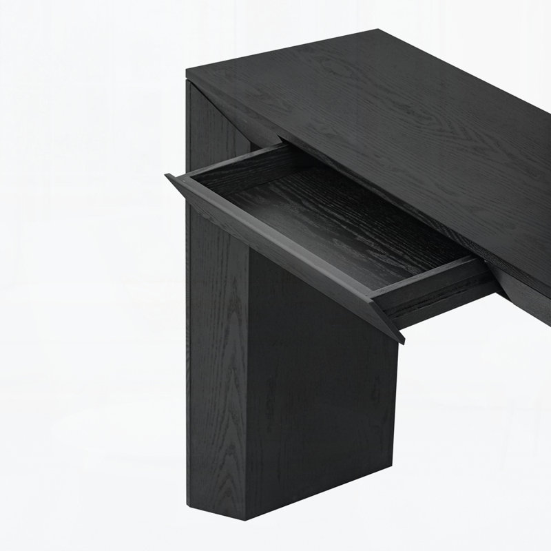Modern Console Table for Entryway and Living Room, Black