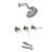 5 Inch Wall Mounted Tub Shower System 3 Handle Shower Faucet Set 6 Spray Brass Shower Trim Kit With Rough-In Valve-113619318