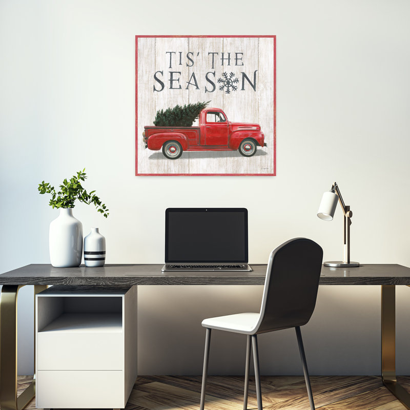 Affinité contemporaine de Noël avec art gris de Noël, H 18 po x l 18 po