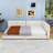 Linen Upholstered Daybed with Built-In USB Ports and Sturdy Wood Frame-13356846-13356816