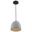 Beyla 1 - Light Concrete Dome Pendant