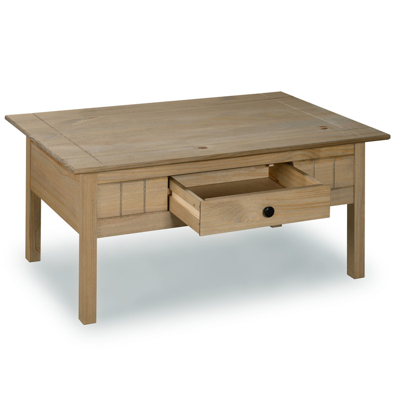 Adelman Solid Wood Coffee Table with Storage