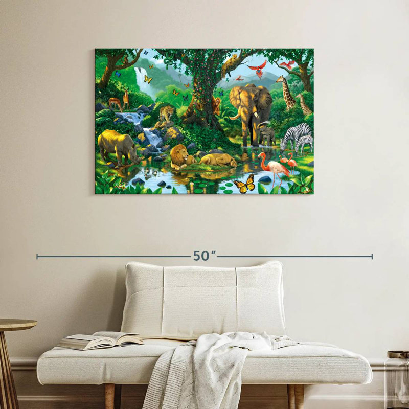 Brampt Jungle Harmony, 26" H x 39" W