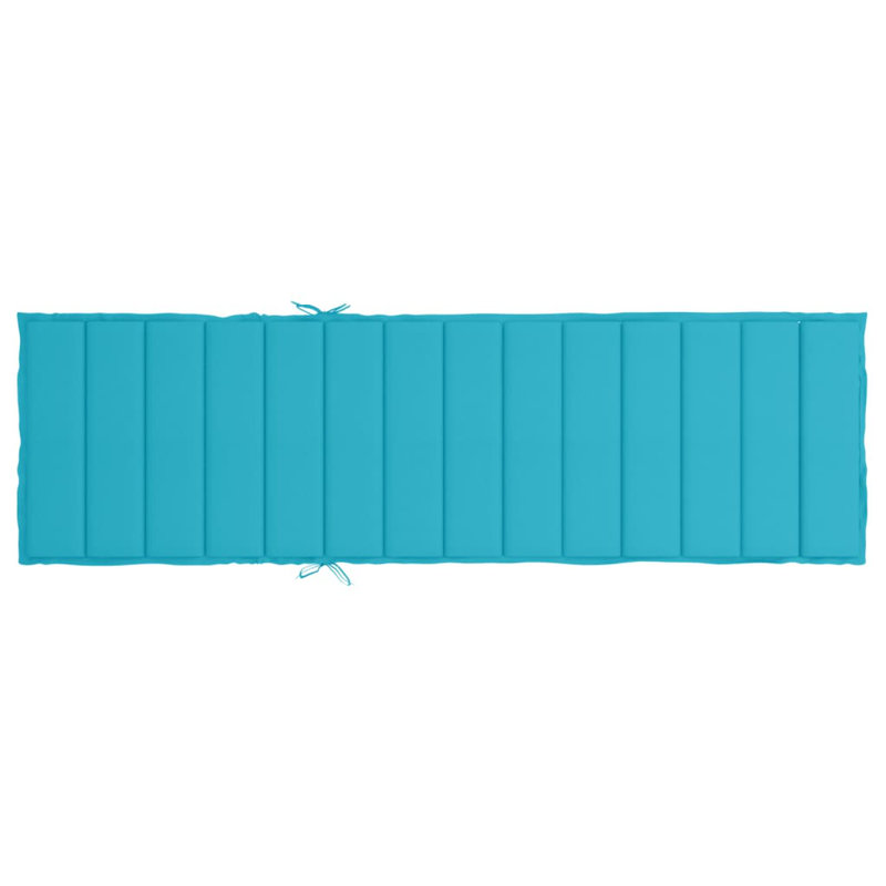 Outdoor Seat / Back Cushion, 1.6" H x 78.7" L x 19.7" W, Turquoise