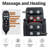 Power Lift Recliner With Massage Heat Scratch-Resistant Fabric Side Pocket and USB Port-124582063