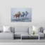 «Dynamic Horse Race», reproduction d'art murale cheval contemporain-129707092