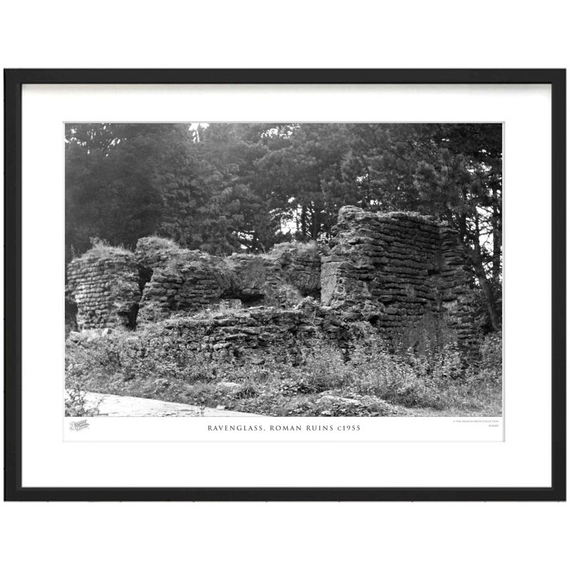 Ravenglass, Roman Ruins C1955 1 Piece Single Picture Frame Wall Art, 28cm H x 36cm W x 2.3cm D