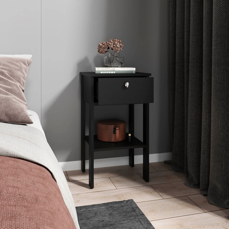 Mcrae Nightstand, Black