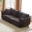 Modern Living Space, 3 +, tissu d'ameublement en chenille, structure en bois massif, 4 coussins, canapé de chambre spacieux à assise relaxante, tissu respirant, style contemporain
