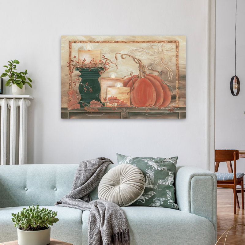Lumières d'automne - Art contemporain d'automne, H 24 po x l 36 po