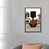 Classic Brown Wood Framed Canvas selected