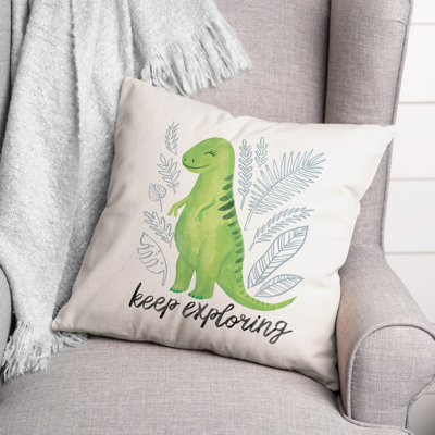 Keep Exploring Throw Pillow