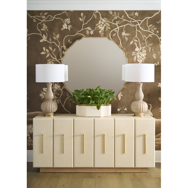 Augusta Lamp - Olive, Beige/Gold