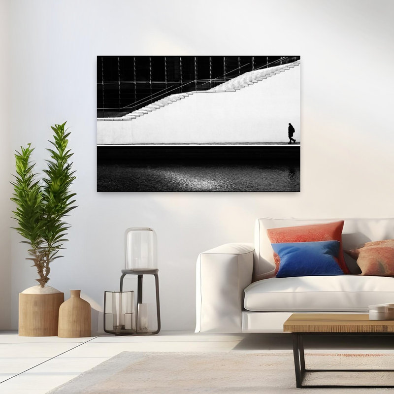 Art contemporain, art mural moderne, H 32 po x l 48 po