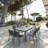 Paradize Graphite Grey Extending Garden Table