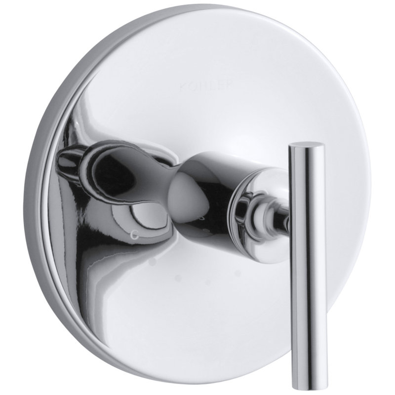 Purist Thermostatic Valve Trim with Lever Handle, Polished Chrome