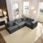Modern Oversized Corduroy Upholstered Sectional Sofa with Modular Design and High-Density Foam for Ultimate Comfort-1894700192