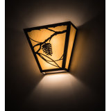 Rustic Lodge 2 - Light Flush Mounted Sconce