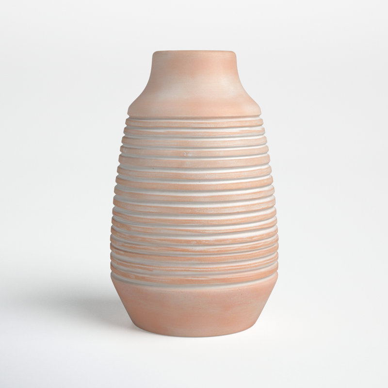 Elverie 14.9'' Terracotta Table Vase