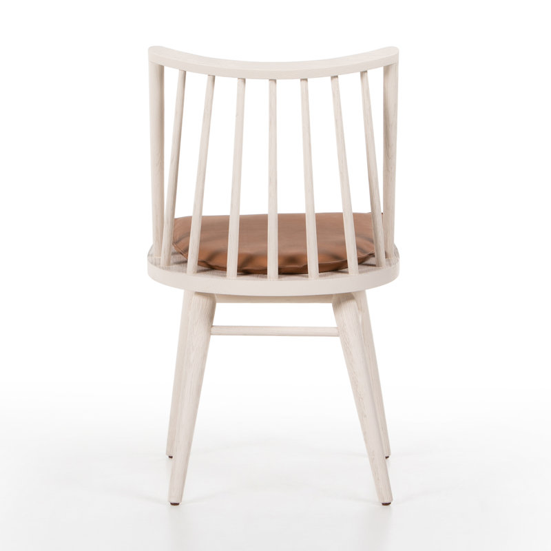 Solid Wood Dining Chair, White