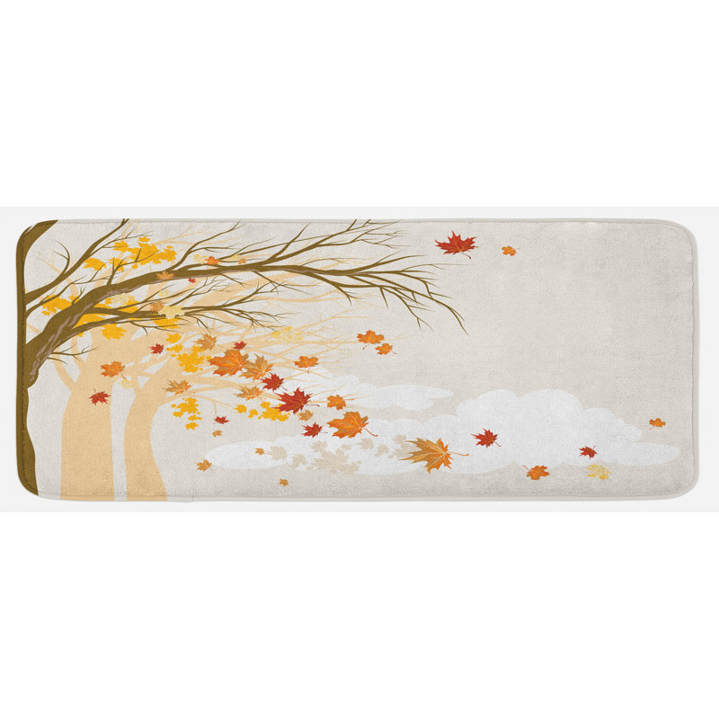 Tapis de cuisine automne