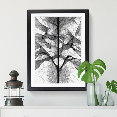 FRM-V0523-22X Abstract Line - Single Picture Frame Print