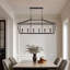 Hertford 6-Light Steel Dimmable Linear Chandelier-1730056967