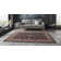 Zabul Tufted Black/Pink/Red Rug