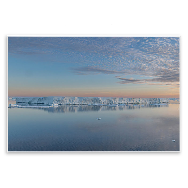 Plaque murale Iceberg Ocean Reflection, design par Richard Silver, H 10 po x l 15 po