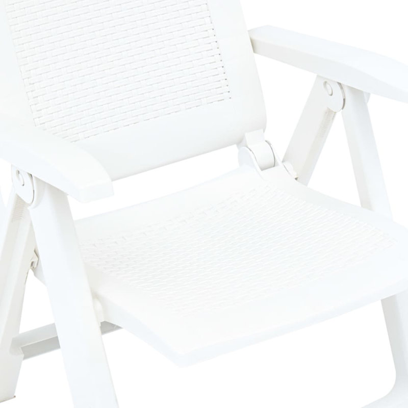 Chaise longue Sarann, Blanc