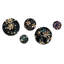 Ensemble de 5 lustres en cristal Elegance