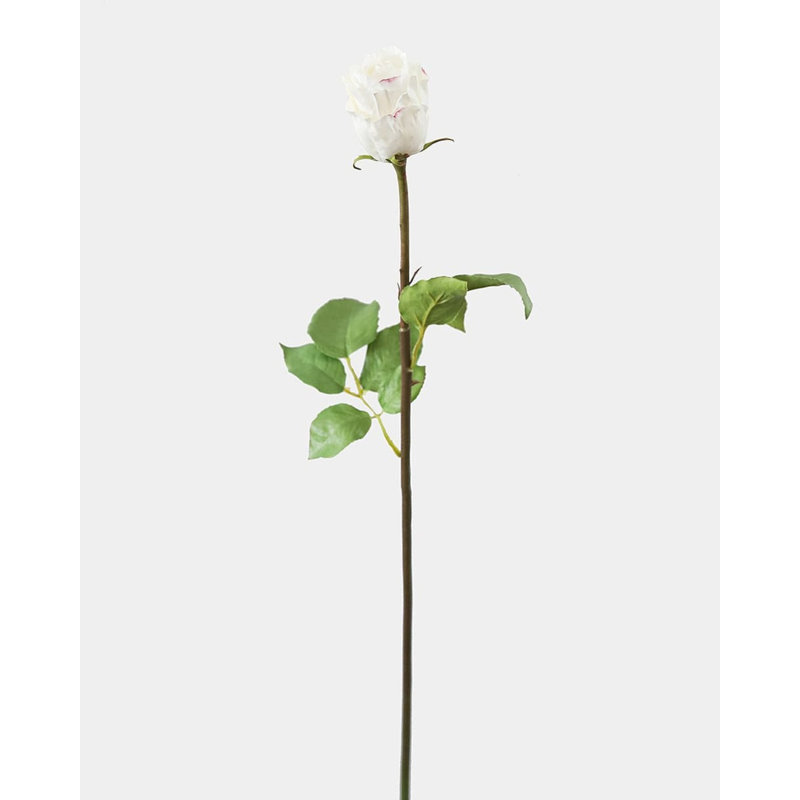 Bourgeon de rose blanche de 23 po