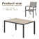 Rectangular 6 - Person 59.06'' Long Patio Dining Set