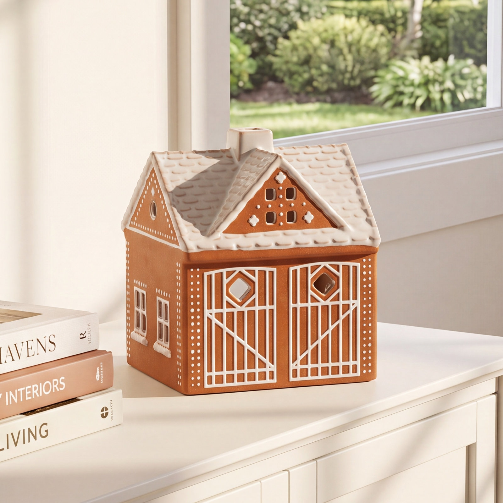 Gingerbread Lighthouse Incense Holder
