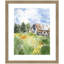 «Vermont Barn in Summer» par Patricia Shaw, reproduction d'art encadrée