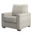 Beaulah Modern Fabric Upholstered Square Arm Living Room Chair-100652848