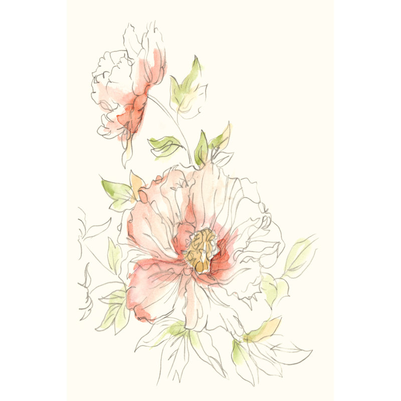 Floral Variety I by Ethan Harper - Wrapped Canvas Painting, 122cm H x 81cm W
