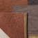 Sabella Tibetan Wool Pile Hand Knotted Abstract Rug in Orange