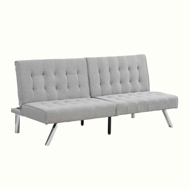 Gonnelli Armless Sofa, Modern Sofa, Accent Sofa, Gray Linen