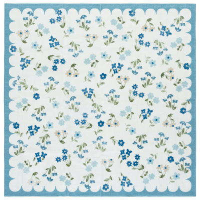 Msrw 198 Performance Machine Washable Floral Rug