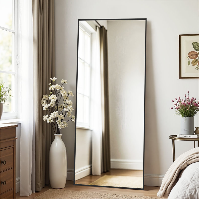 Miroir pleine grandeur Barnab, Noir, 79 po x 35 po