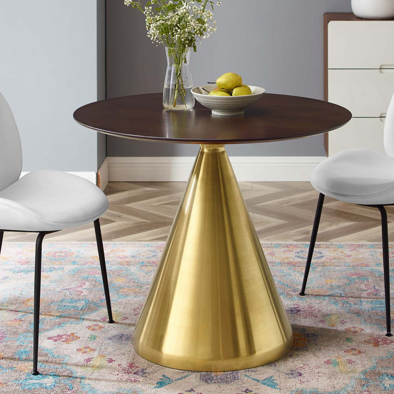 Table de salle à manger Tupelo par Modway, Cerisier, L 35,5 po x l 35,5 po