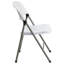 Chaise pliante en plastique avec cadre gris anthracite Ivadelle-1424537841